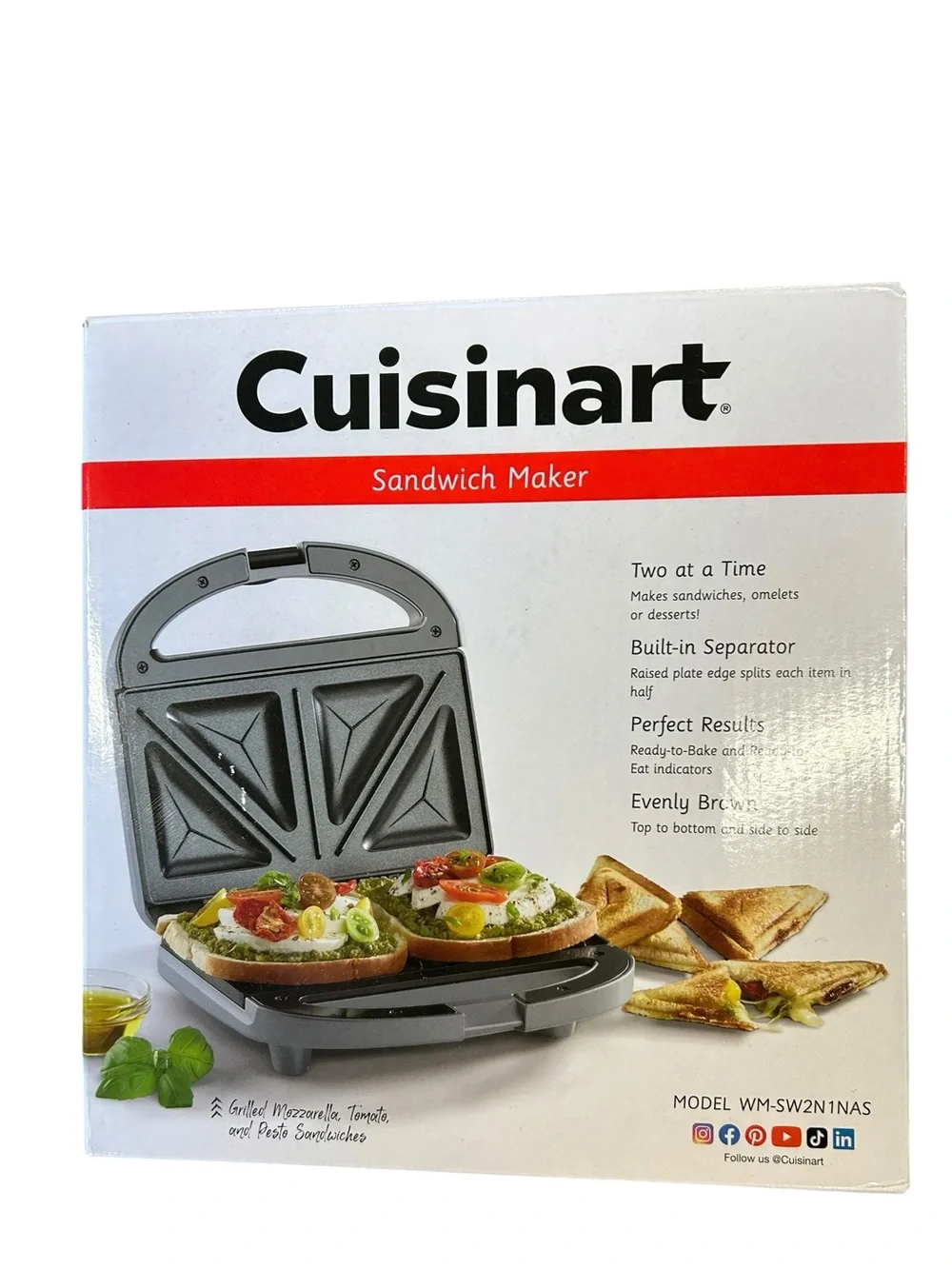 Cuisinart Sandwich Maker NIB